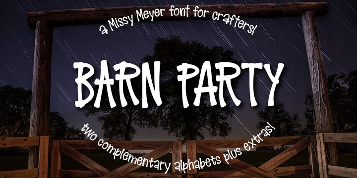 Font Barn Party